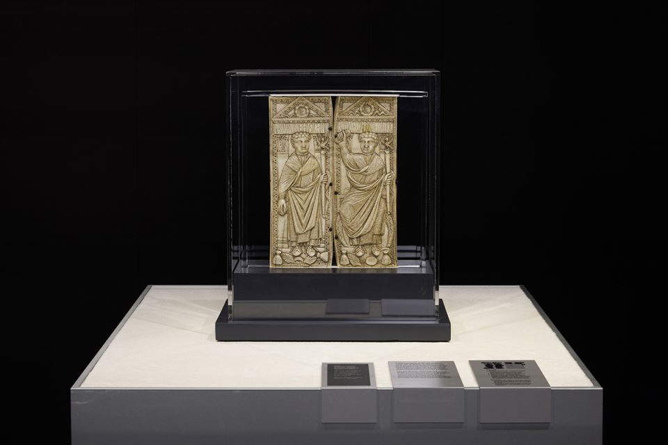 Montaje de la exposición Reciclar la belleza