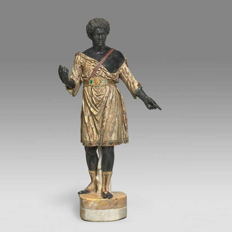 Nicolas Cordier, Moro Borghese (1607-1612; reutilización de una estatua de principios del siglo I d.C.; París, Museo del Louvre). Foto: Marie-Laure Bernadac, París