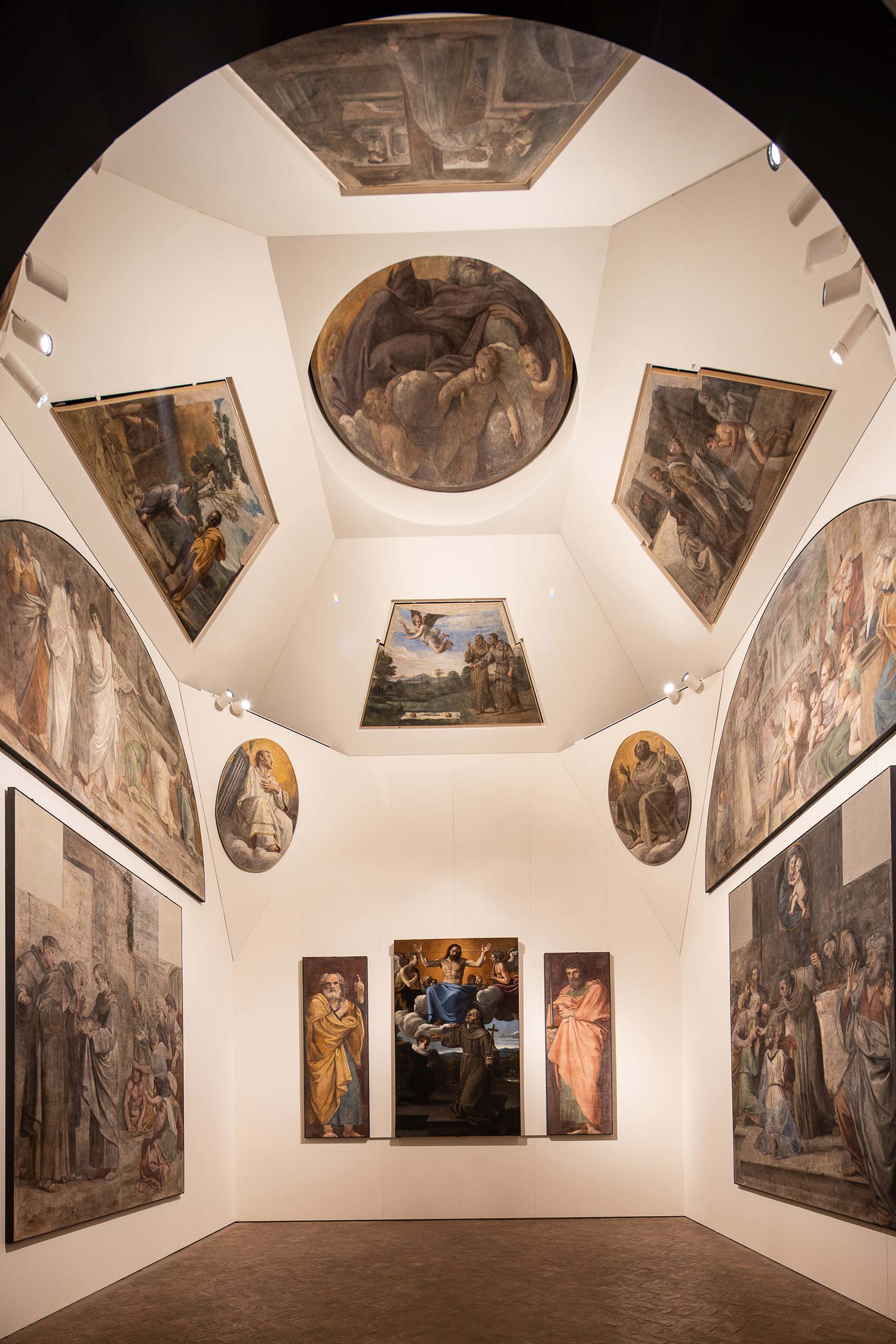 Reconstrucción de la Capilla Herrera en el Palacio Barberini. Fotografía de Alberto Novelli Reconstrucción de la Capilla Herrera en el Palacio Barberini. Fotografía de Alberto Novelli