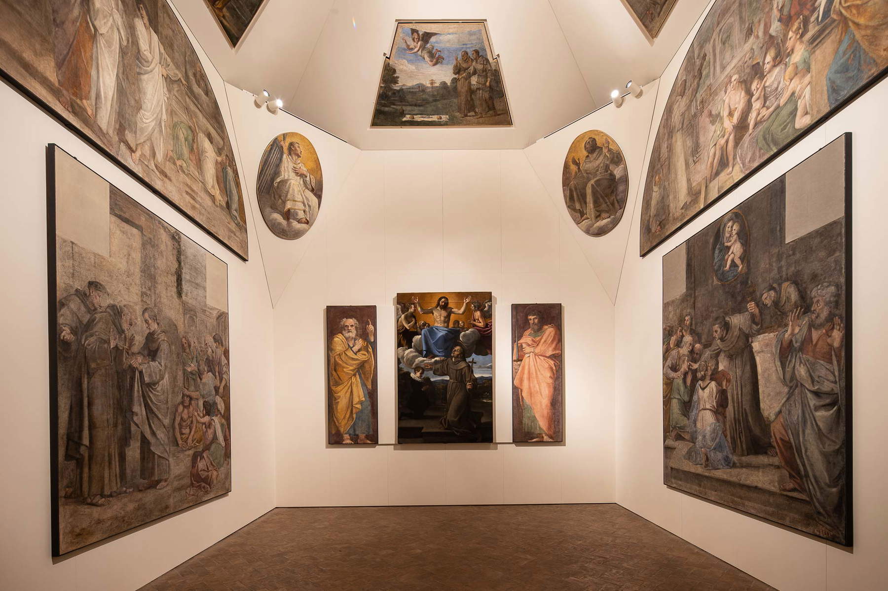 Reconstrucción de la Capilla Herrera en el Palacio Barberini. Fotografía de Alberto Novelli Reconstrucción de la Capilla Herrera en el Palacio Barberini. Fotografía de Alberto Novelli