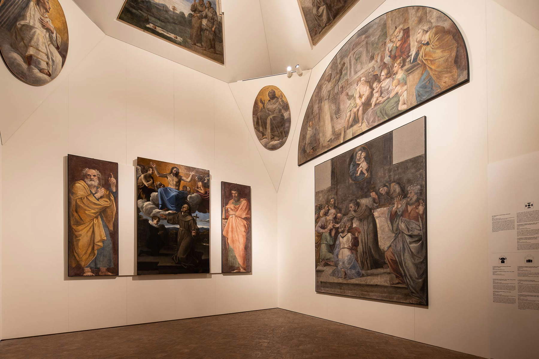 Reconstrucción de la Capilla Herrera en el Palacio Barberini. Fotografía de Alberto Novelli Reconstrucción de la Capilla Herrera en el Palacio Barberini. Fotografía de Alberto Novelli