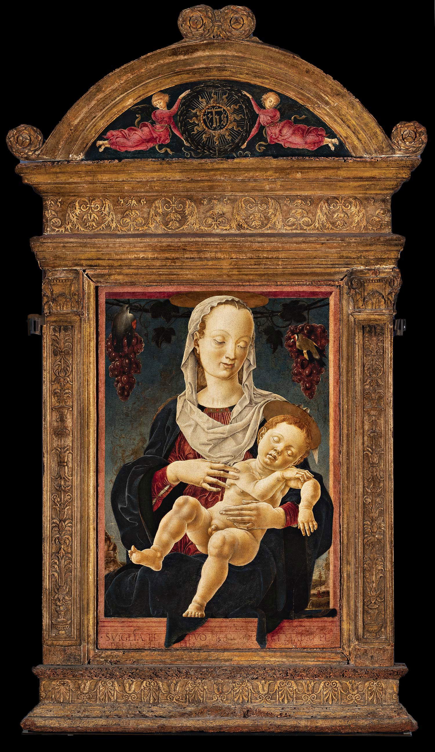Cosmè Tura, La Madonna dello Zodiaco (1460 circa; tempera su tavola, 61 x 41 cm; Venezia, Gallerie dell'Accademia) Cosmè Tura, La Madonna dello Zodiaco (1460 circa; tempera su tavola, 61 x 41 cm; Venezia, Gallerie dell'Accademia)