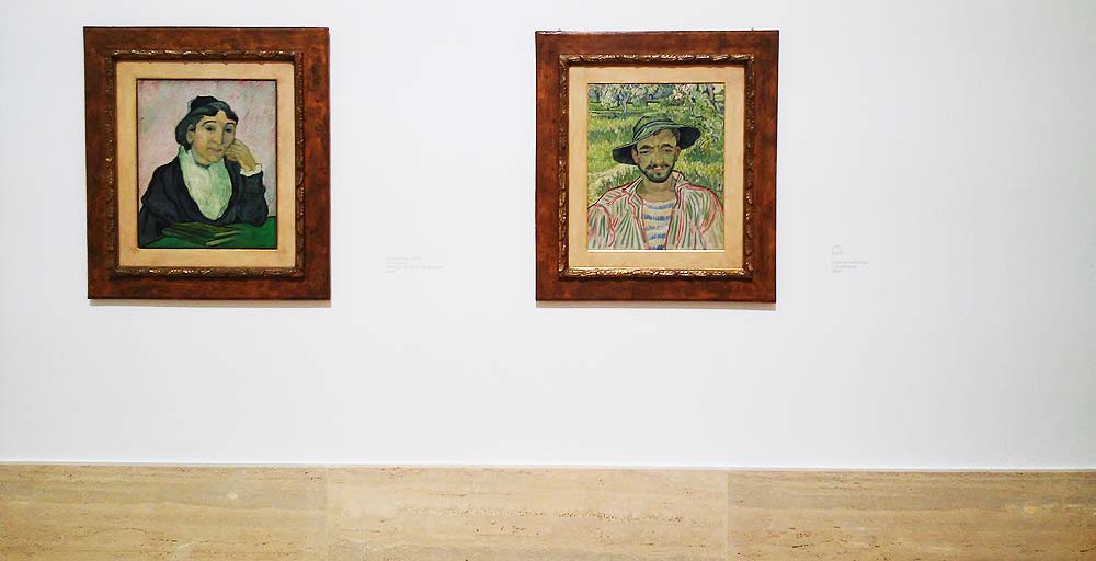 L'Arlésienne et Le Jardinier de Van Gogh au GNAM à Rome. Photo: Finestre Sull'Arte L'Arlésienne et Le Jardinier de Van Gogh au GNAM à Rome. Photo: Finestre Sull'Arte