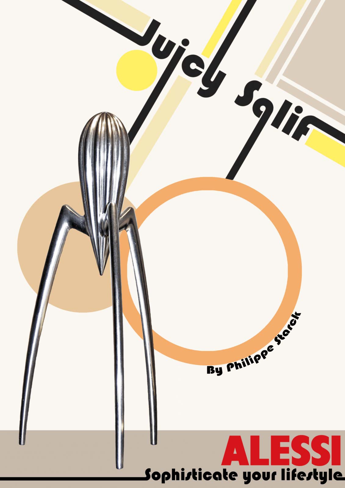 Una r&eacute;clame di Juicy Salif