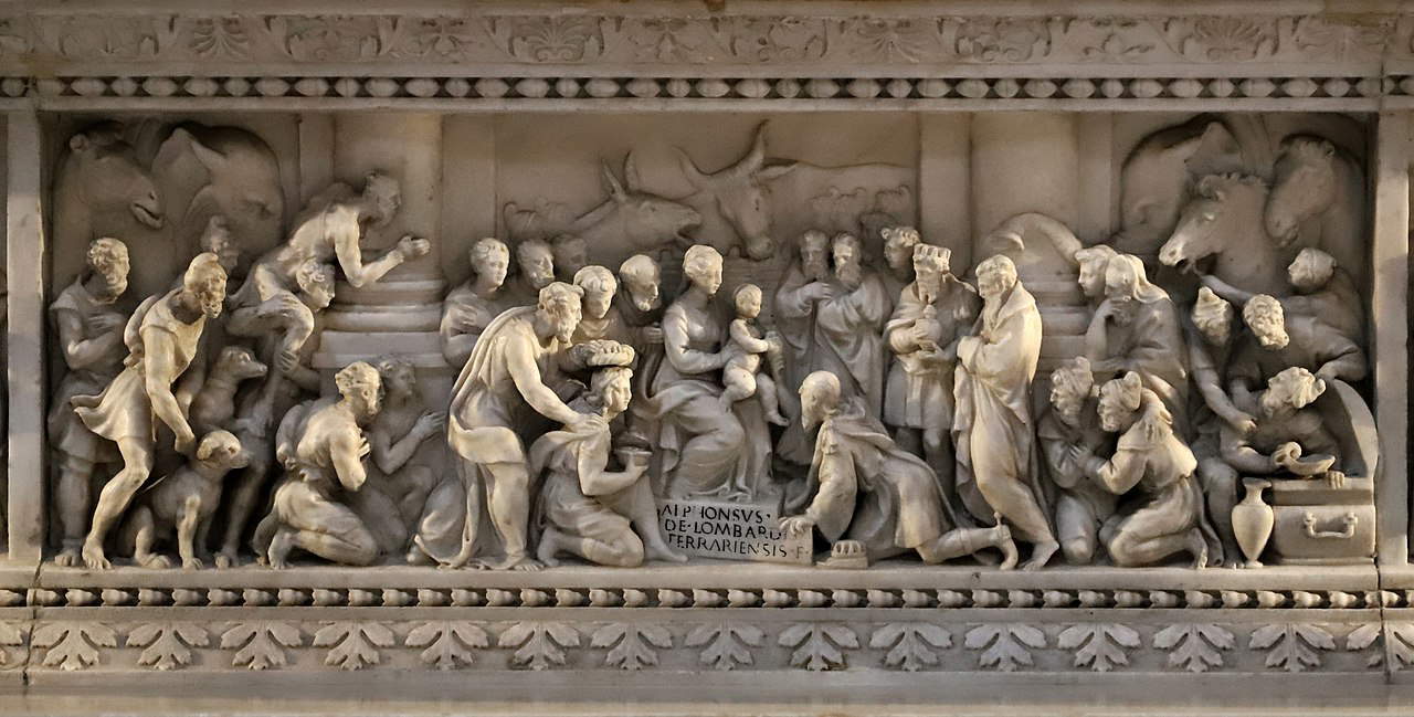 Alfonso Lombardi, Adoración de los Magos (1532) Alfonso Lombardi, Adoración de los Magos (1532)