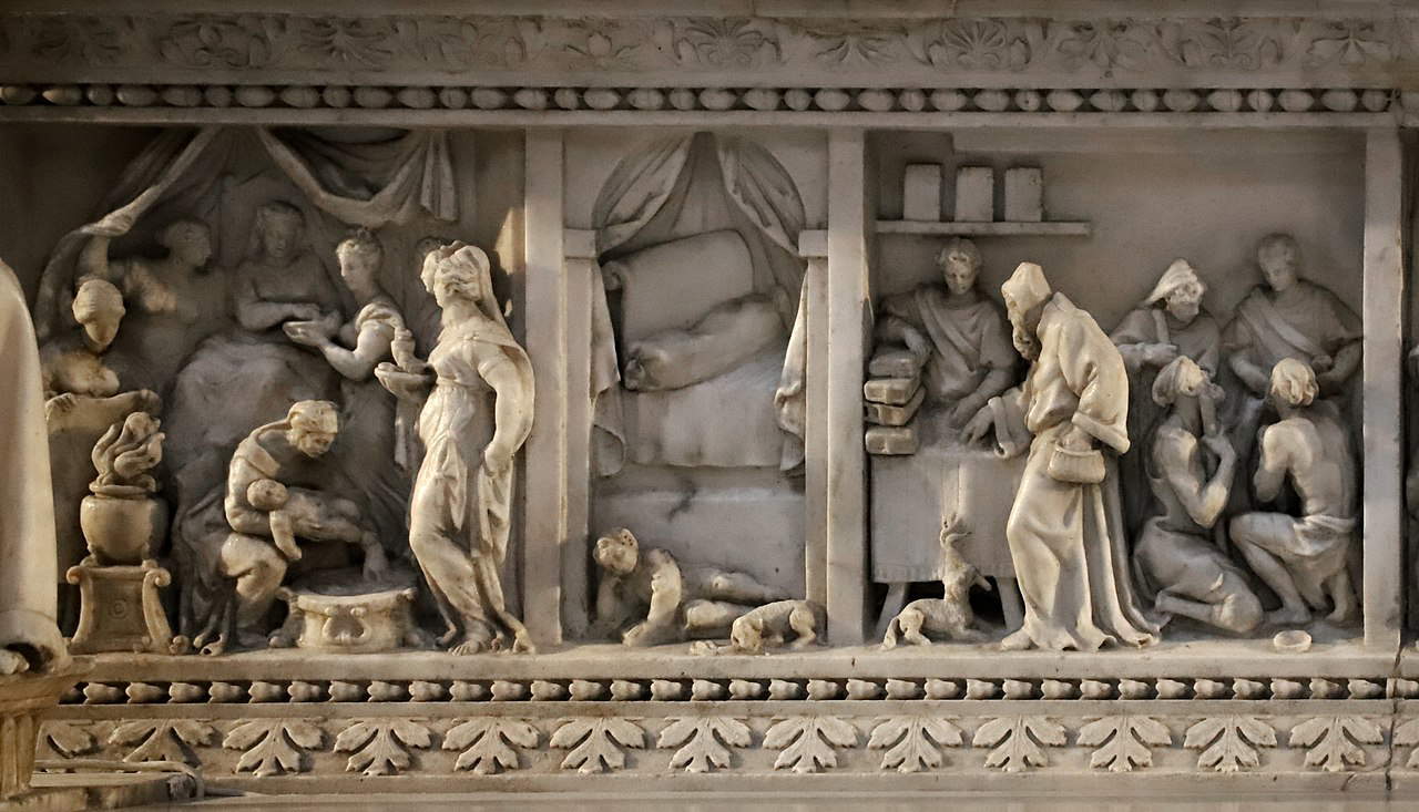 Alfonso Lombardi, Nacimiento de Santo Domingo y Santo Domingo niño (1532) Alfonso Lombardi, Nacimiento de Santo Domingo y Santo Domingo niño (1532)