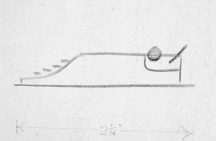 Schizzo di Marcello Nizzoli per Lettera 22. Foto: Archivio Storico Olivetti Schizzo di Marcello Nizzoli per Lettera 22. Foto: Archivio Storico Olivetti