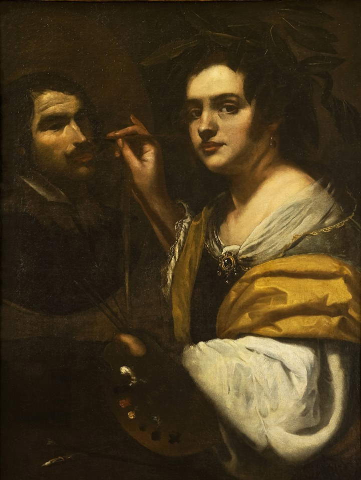 Artemisia Gentileschi, Autoritratto come allegoria della Pittura (1630 circa; olio su tela, 98 x 74,5 cm; Roma, Gallerie Nazionali di Arte Antica, Palazzo Barberini)