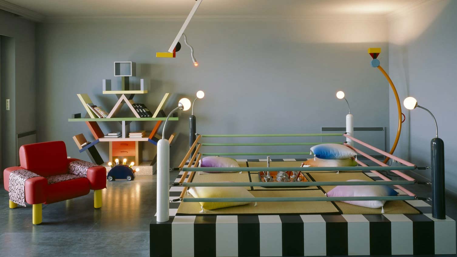 Die Wohnung von Karl Lagerfeld in Monte-Carlo im Jahr 1983. Foto: Jacques Schumacher Die Wohnung von Karl Lagerfeld in Monte-Carlo im Jahr 1983. Foto: Jacques Schumacher