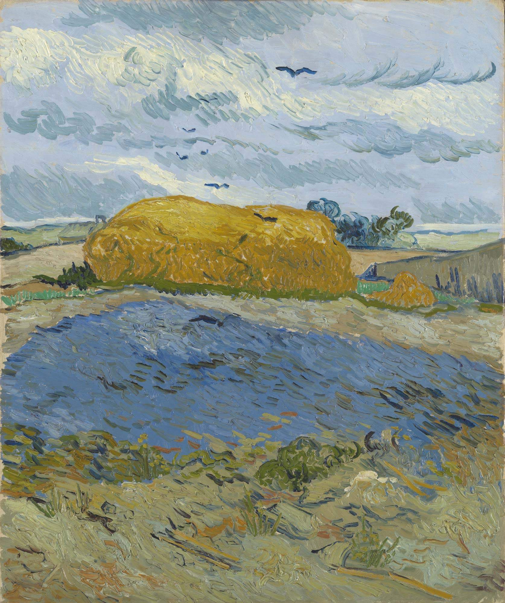 Quadro su tela, Vecchio in tristezza V. van Gogh