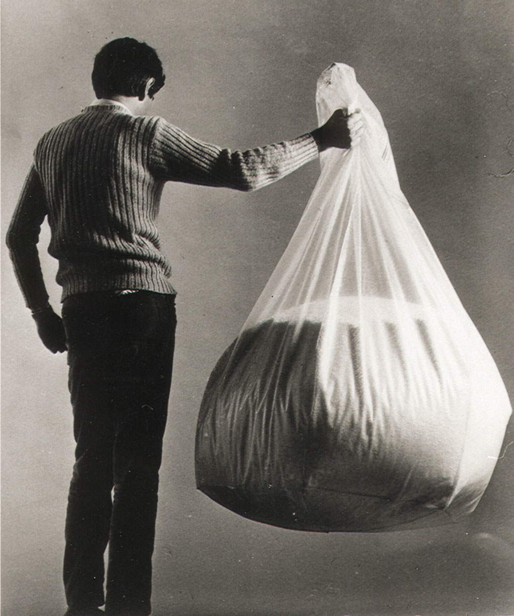 Der Prototyp des Sacco-Sessels