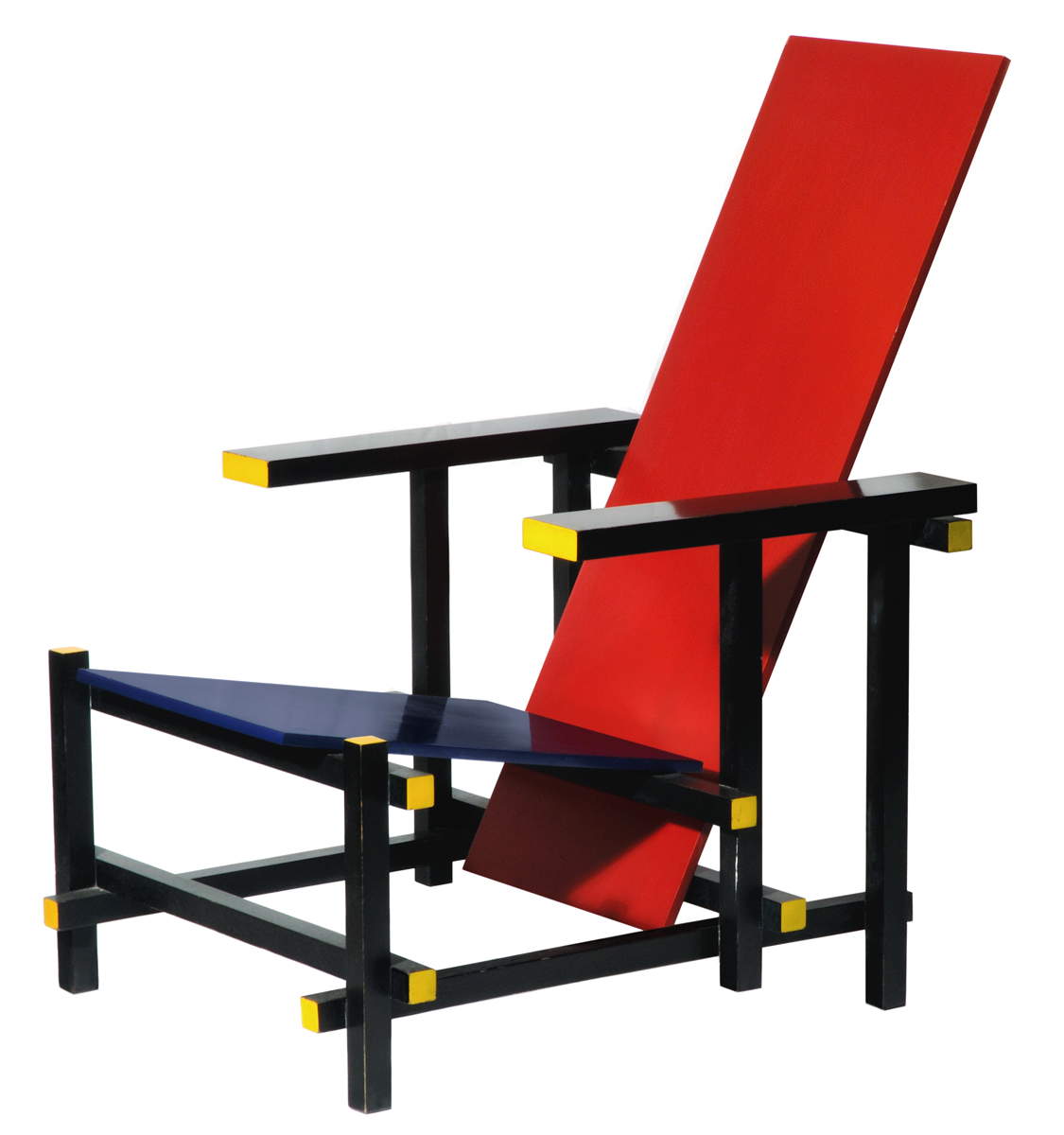 La sedia rossa e blu (Rood-blauwe stoel) di Gerrit Rietveld (1917) La sedia rossa e blu (Rood-blauwe stoel) di Gerrit Rietveld (1917)