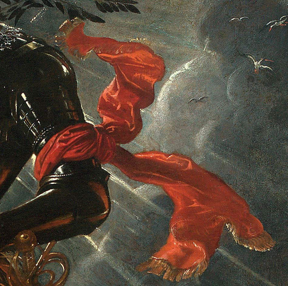 Dettaglio del Ritratto equestre di Giovanni Carlo Doria di Rubens Dettaglio del Ritratto equestre di Giovanni Carlo Doria di Rubens