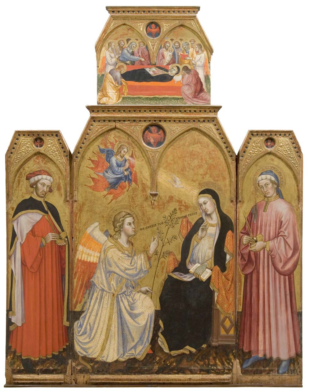 Taddeo di Bartolo, Verkündigung (1409; Tempera auf Tafel; Siena, Pinacoteca Nazionale)