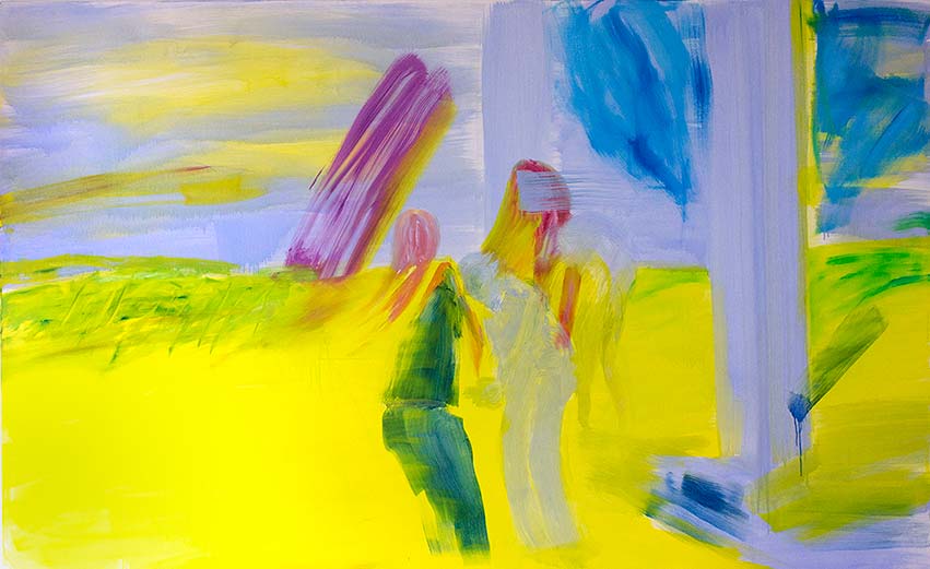 Francesca Banchelli, Say my name (2015; olio e acrilico su tela, 250 x 150 cm) Francesca Banchelli, Say my name (2015; olio e acrilico su tela, 250 x 150 cm)