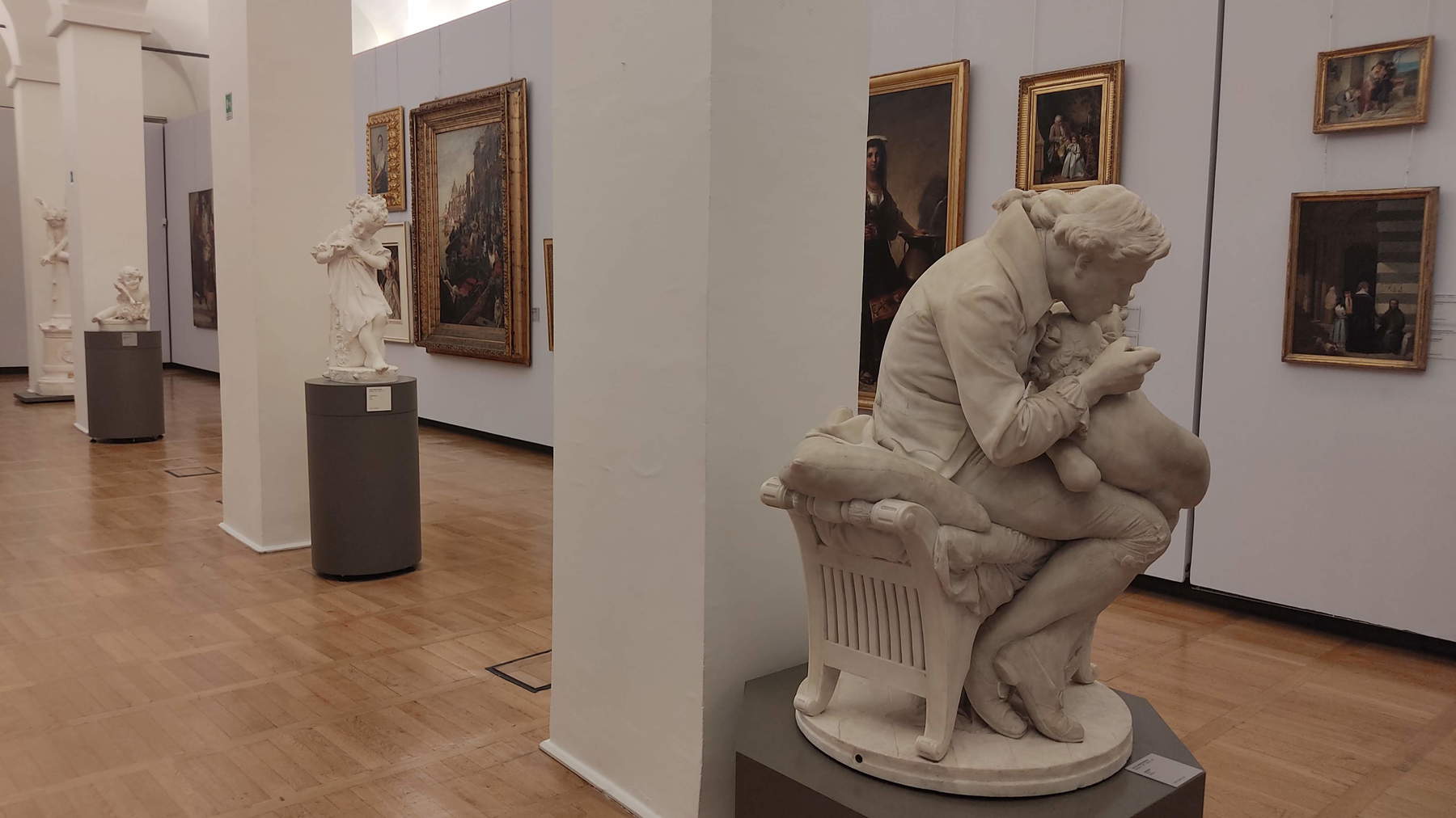 La sala dedicata agli artisti veristi