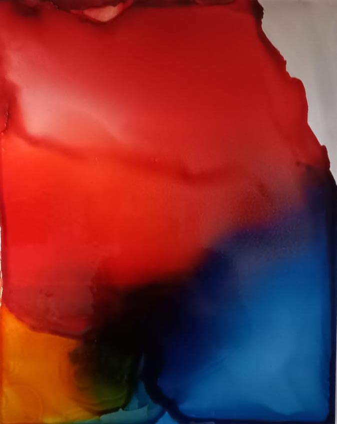 Maurizio Faleni, Osmosis 26/21 (técnica mixta sobre aluminio, 50 x 40 cm) Maurizio Faleni, Osmosis 26/21 (técnica mixta sobre aluminio, 50 x 40 cm)