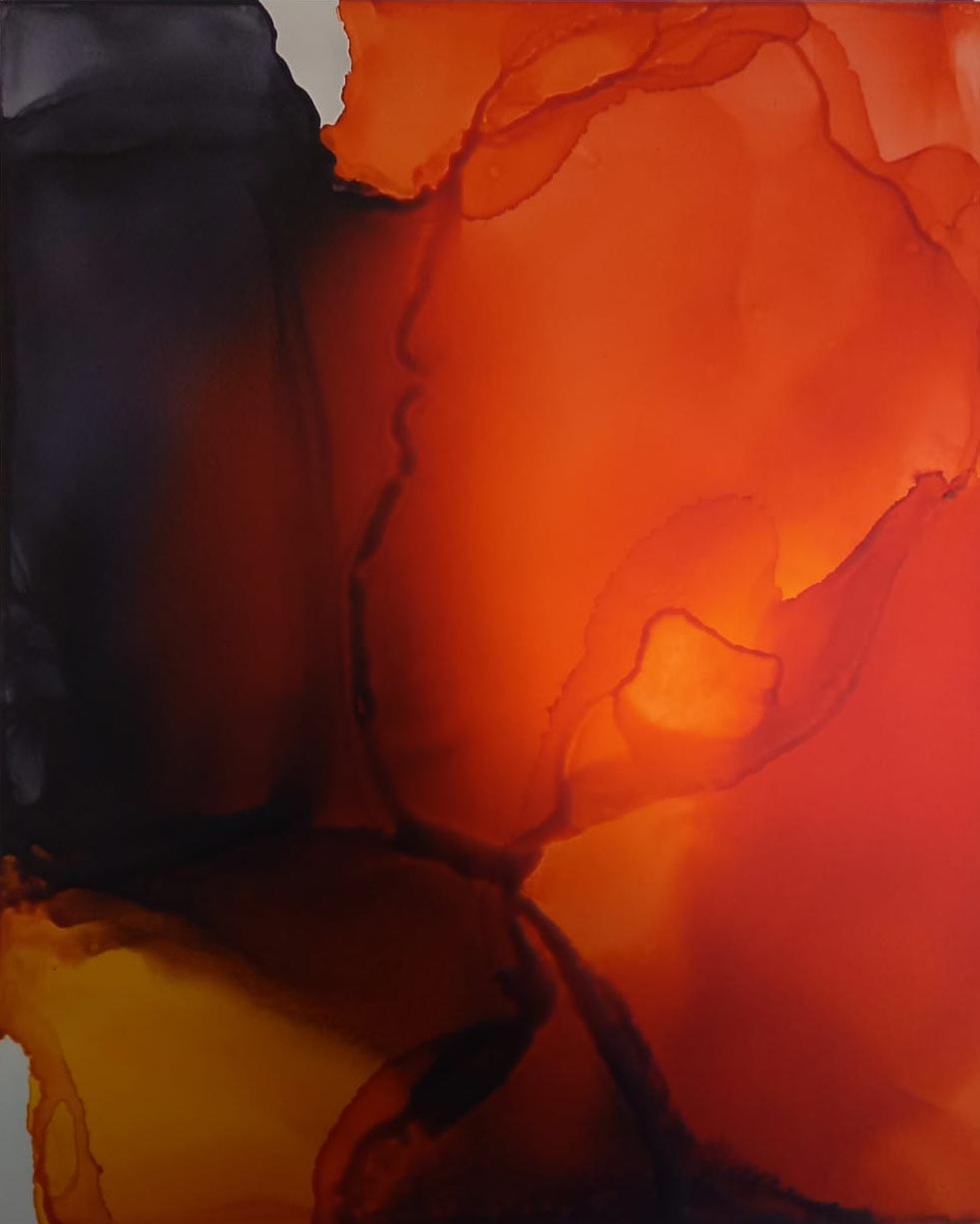 Maurizio Faleni, Osmosis 4/21 (técnica mixta sobre aluminio, 50 x 40 cm) Maurizio Faleni, Osmosis 4/21 (técnica mixta sobre aluminio, 50 x 40 cm)