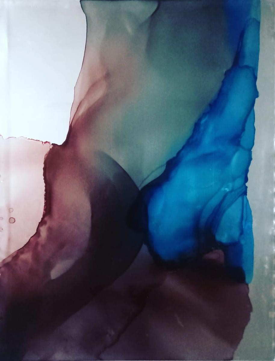 Maurizio Faleni, Osmosis 41/21 (técnica mixta sobre aluminio, 103 x 79 cm) Maurizio Faleni, Osmosis 41/21 (técnica mixta sobre aluminio, 103 x 79 cm)