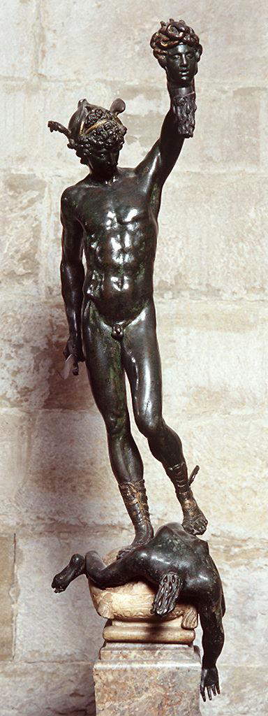 Benvenuto Cellini, Modelo para Perseo con la cabeza de Medusa (1545-1549; bronce; Florencia, Museo Nazionale del Bargello) Benvenuto Cellini, Modelo para Perseo con la cabeza de Medusa (1545-1549; bronce; Florencia, Museo Nazionale del Bargello)