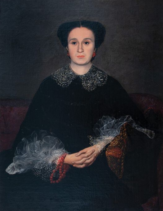 Corinna Taddei Cresci, Porträt von Giulia Capanna Taddei (um 1866; Öl auf Leinwand; Livorno, Museo Civico Giovanni Fattori) Corinna Taddei Cresci, Porträt von Giulia Capanna Taddei (um 1866; Öl auf Leinwand; Livorno, Museo Civico Giovanni Fattori)