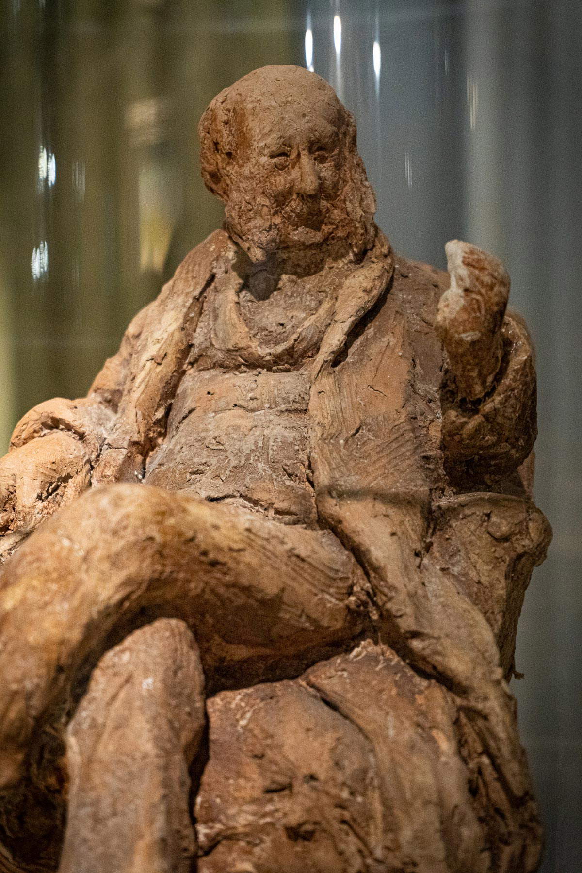 Piera Funaro, Lo zio Diomede (vor 1912; Terrakotta; Livorno, Museo Civico Giovanni Fattori). Foto: Emiliano Cicero Piera Funaro, Lo zio Diomede (vor 1912; Terrakotta; Livorno, Museo Civico Giovanni Fattori). Foto: Emiliano Cicero