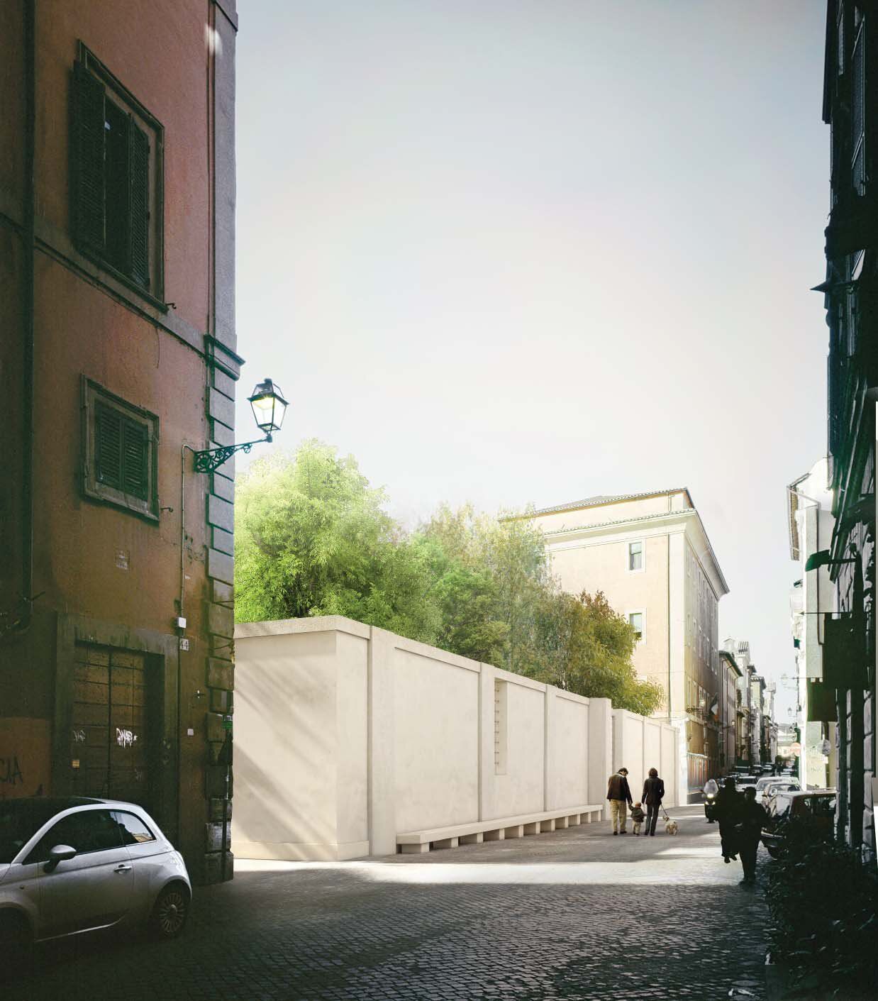 Hands off Via Giulia: off with the wall that devastates one of the world's most beautiful landscapes Hands off Via Giulia: off with the wall that devastates one of the world's most beautiful landscapes