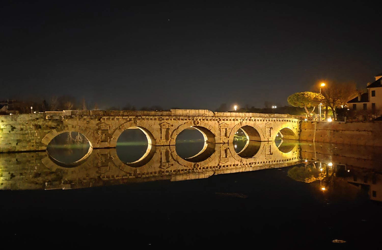 The Tiberius Bridge The Tiberius Bridge