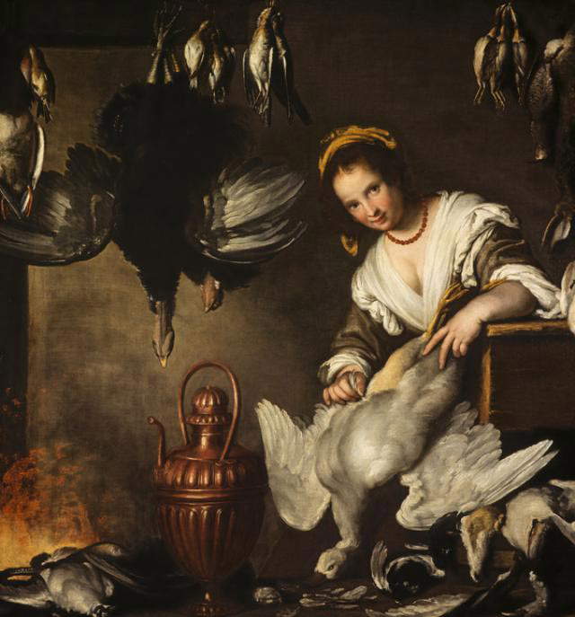 Bernardo Strozzi, Der Koch (1630-1640; Öl auf Leinwand, 174 x 160 cm; Edinburgh, National Gallery of Scotland) Bernardo Strozzi, Der Koch (1630-1640; Öl auf Leinwand, 174 x 160 cm; Edinburgh, National Gallery of Scotland)