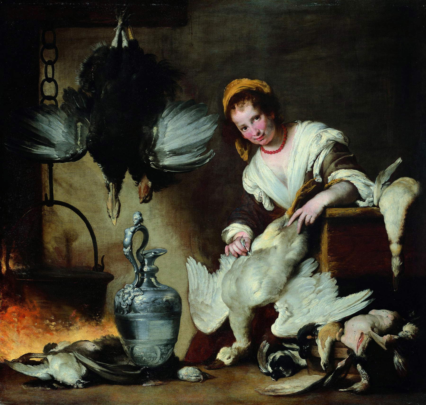 Bernardo Strozzi, Der Koch (um 1625; Öl auf Leinwand, 176 x 185 cm; Genua, Strada Nuova Museen - Palazzo Rosso) Bernardo Strozzi, Der Koch (um 1625; Öl auf Leinwand, 176 x 185 cm; Genua, Strada Nuova Museen - Palazzo Rosso)