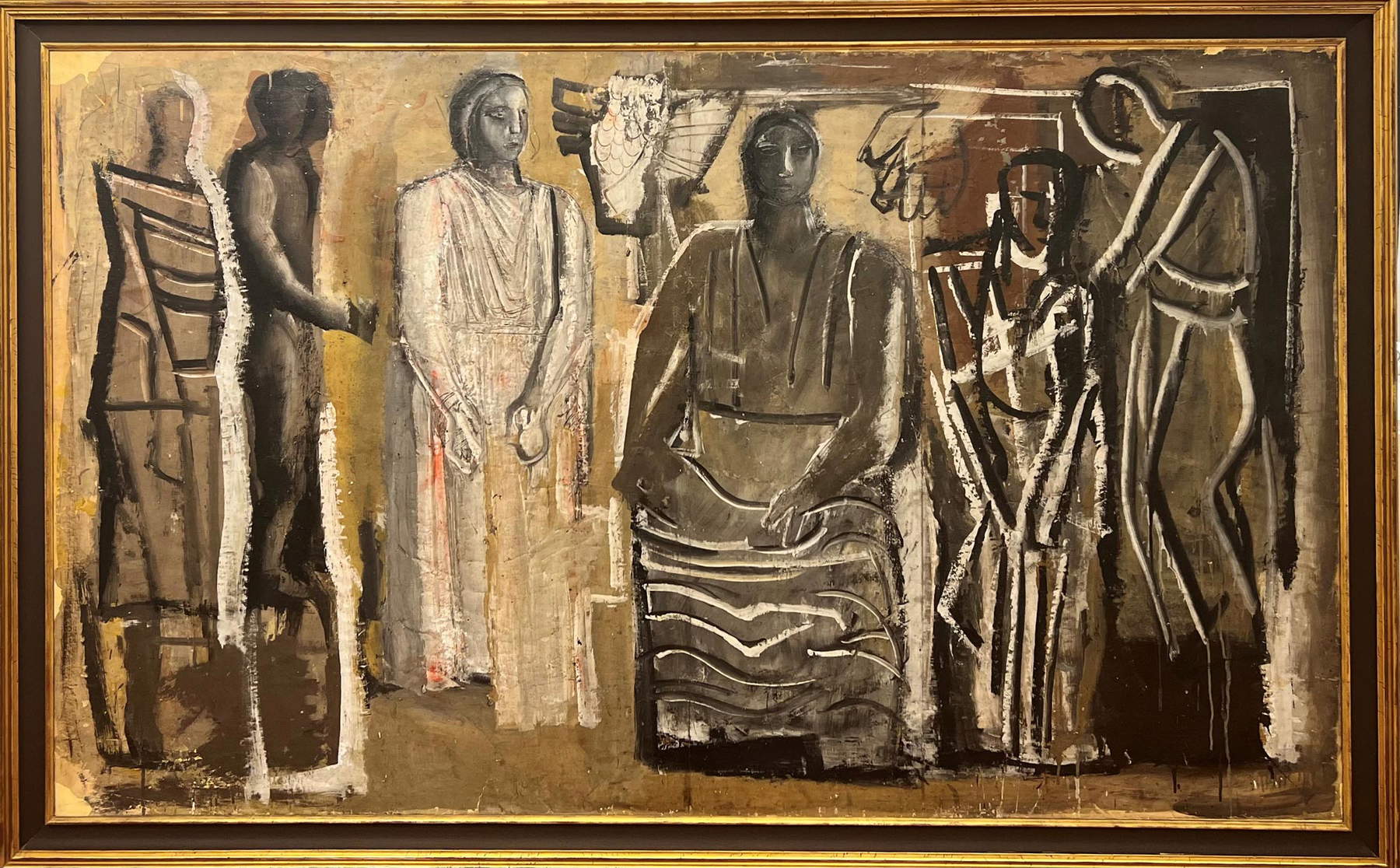 Mario Sironi, Étude pour la mosaïque La giustizia tra la forza, la legge e la verità (1936-1938) Mario Sironi, Étude pour la mosaïque La giustizia tra la forza, la legge e la verità (1936-1938)