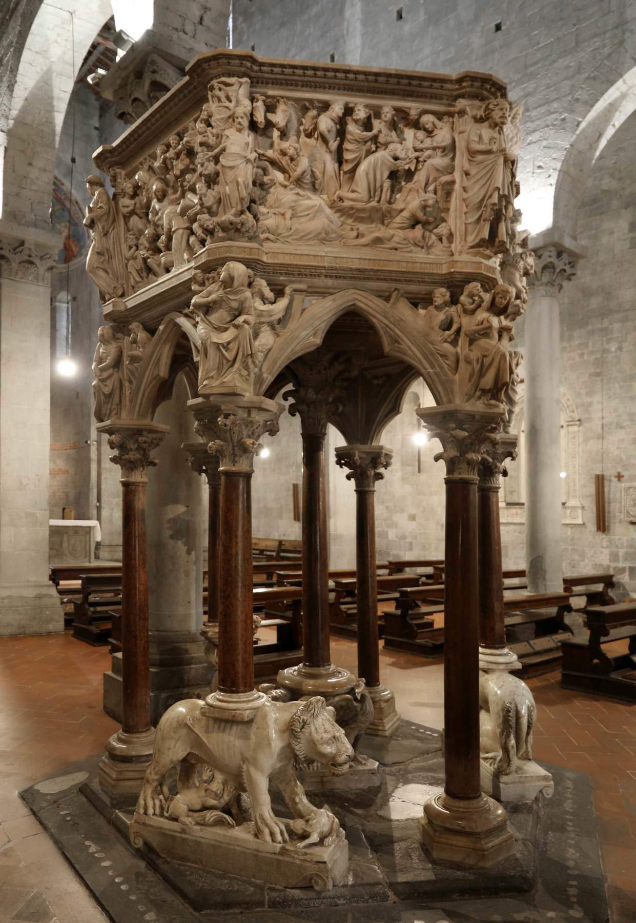 Giovanni Pisano, Púlpito de Sant'Andrea Giovanni Pisano, Púlpito de Sant'Andrea
