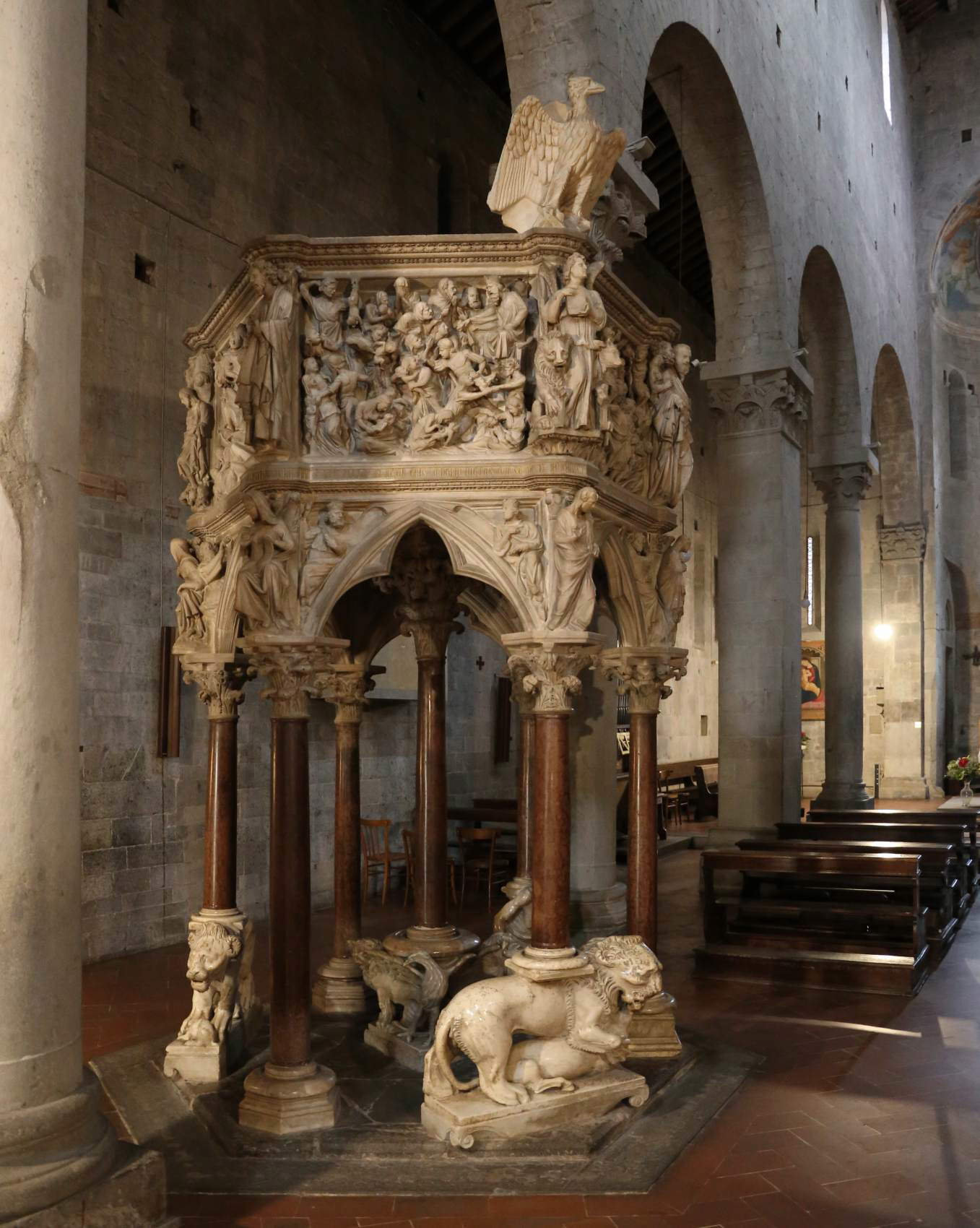 Giovanni Pisano, Púlpito de Sant'Andrea Giovanni Pisano, Púlpito de Sant'Andrea