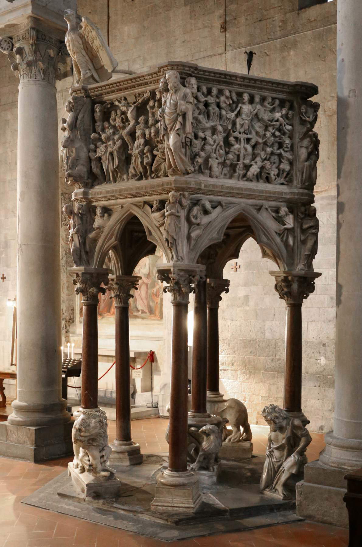 Giovanni Pisano, Púlpito de Sant'Andrea Giovanni Pisano, Púlpito de Sant'Andrea