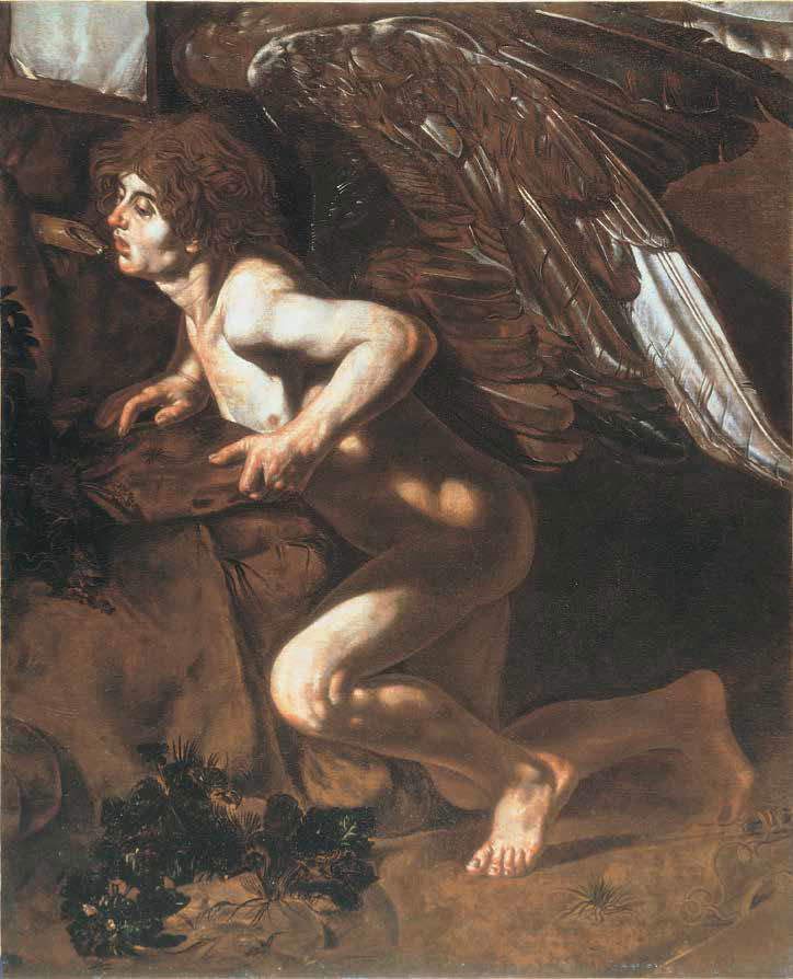 Francesco Boneri detto Cecco del Caravaggio, Amore al fonte (olio su tela, 87 × 71 cm; Collezione Koelliker) Francesco Boneri detto Cecco del Caravaggio, Amore al fonte (olio su tela, 87 × 71 cm; Collezione Koelliker)