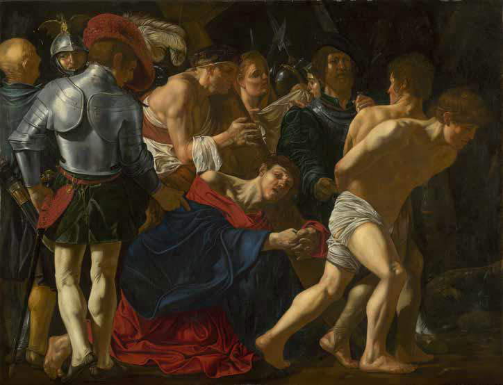 Francesco Boneri detto Cecco del Caravaggio, Andata al Calvario (olio su tela, 98 × 130 cm; Bratislava, Slovak National Gallery, inv. 0 4175) Francesco Boneri detto Cecco del Caravaggio, Andata al Calvario (olio su tela, 98 × 130 cm; Bratislava, Slovak National Gallery, inv. 0 4175)