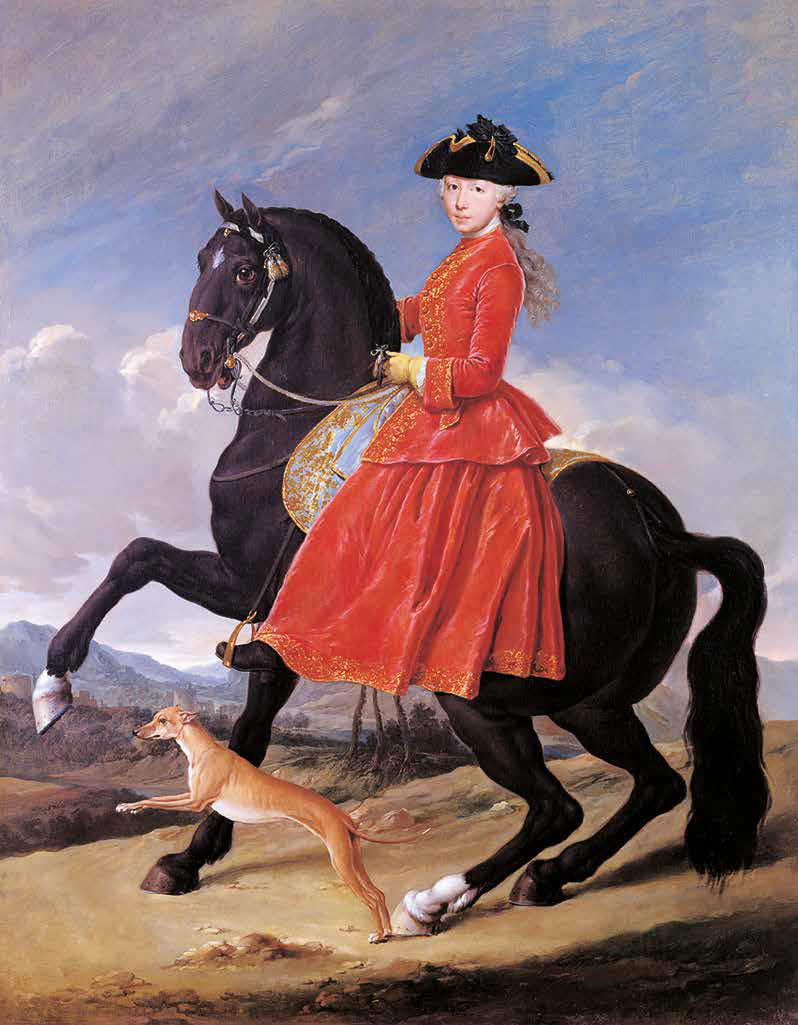 Giacomo Ceruti, Portrait d'une jeune amazone (vers 1750-1755 ; huile sur toile, 114 × 91 cm ; Collection Fondazione Trivulzio) Giacomo Ceruti, Portrait d'une jeune amazone (vers 1750-1755 ; huile sur toile, 114 × 91 cm ; Collection Fondazione Trivulzio)
