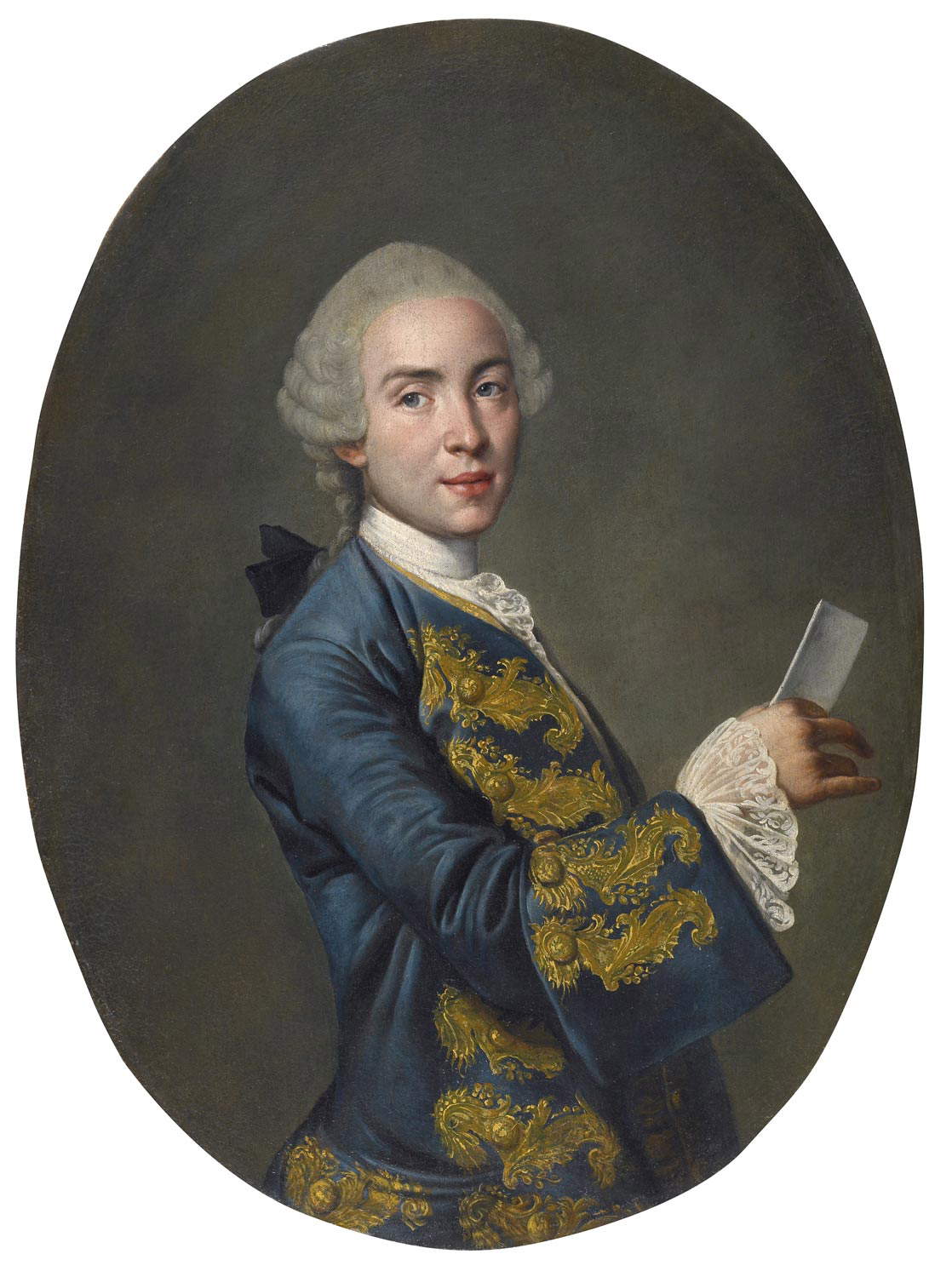 Giacomo Ceruti, Portrait d'un gentilhomme (vers 1760 ; huile sur toile, 99 × 71 cm ; Brescia, Pinacothèque Tosio Martinengo, inv. DI 1528) Giacomo Ceruti, Portrait d'un gentilhomme (vers 1760 ; huile sur toile, 99 × 71 cm ; Brescia, Pinacothèque Tosio Martinengo, inv. DI 1528)