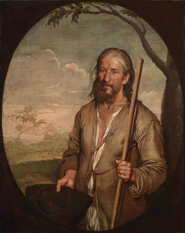 Giacomo Ceruti, Mendiant (vers 1730-1735 ; huile sur toile, 120 × 94,5 cm ; collection privée) Giacomo Ceruti, Mendiant (vers 1730-1735 ; huile sur toile, 120 × 94,5 cm ; collection privée)