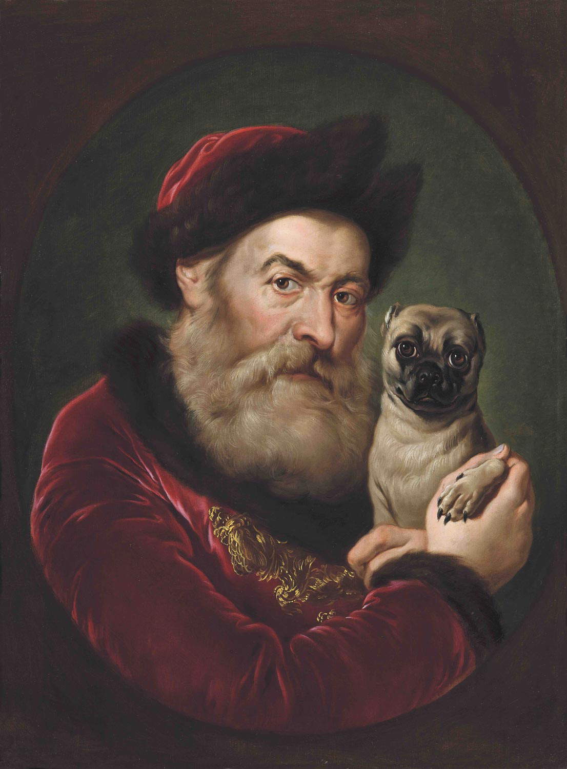 Giacomo Ceruti, Vieil homme avec chien (vers 1740-1745 ; huile sur toile, 74 × 57 cm ; collection privée) Giacomo Ceruti, Vieil homme avec chien (vers 1740-1745 ; huile sur toile, 74 × 57 cm ; collection privée)