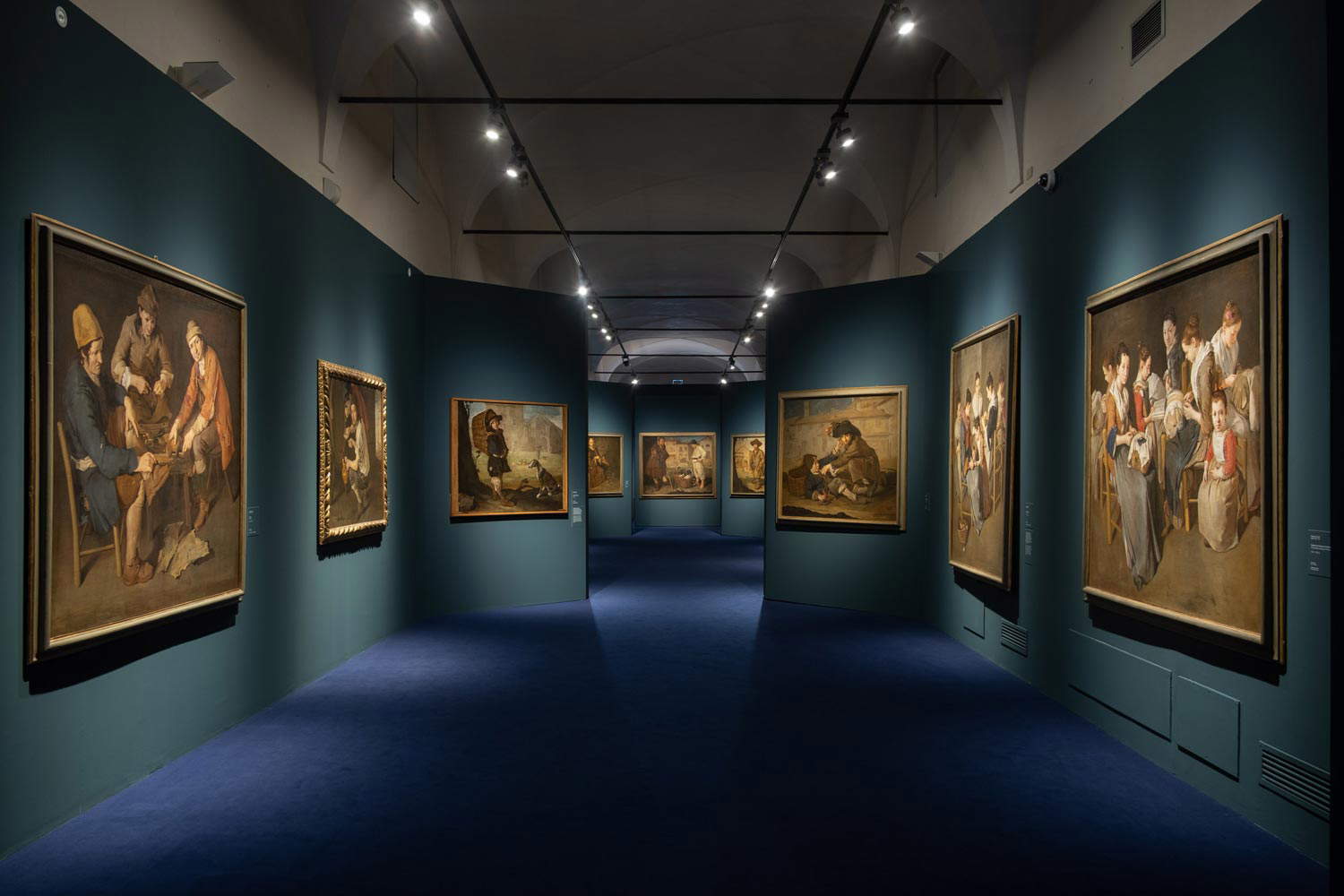 Montaje de la exposición Miseria & Nobiltà. Giacomo Ceruti en la Europa del siglo XVIII. Foto: Alberto Mancini Montaje de la exposición Miseria & Nobiltà. Giacomo Ceruti en la Europa del siglo XVIII. Foto: Alberto Mancini