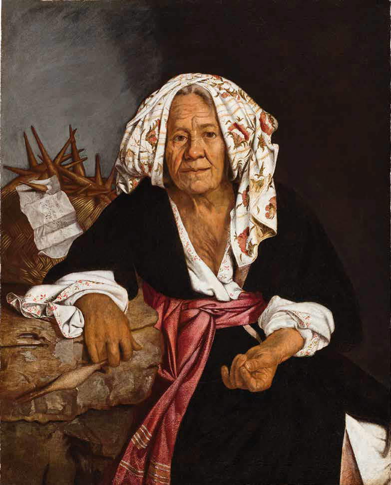 Pietro Bellotti, La Parca Lachesi (vers 1660-1665 ; huile sur toile, 98 × 78,5 cm ; collection privée) Pietro Bellotti, La Parca Lachesi (vers 1660-1665 ; huile sur toile, 98 × 78,5 cm ; collection privée)