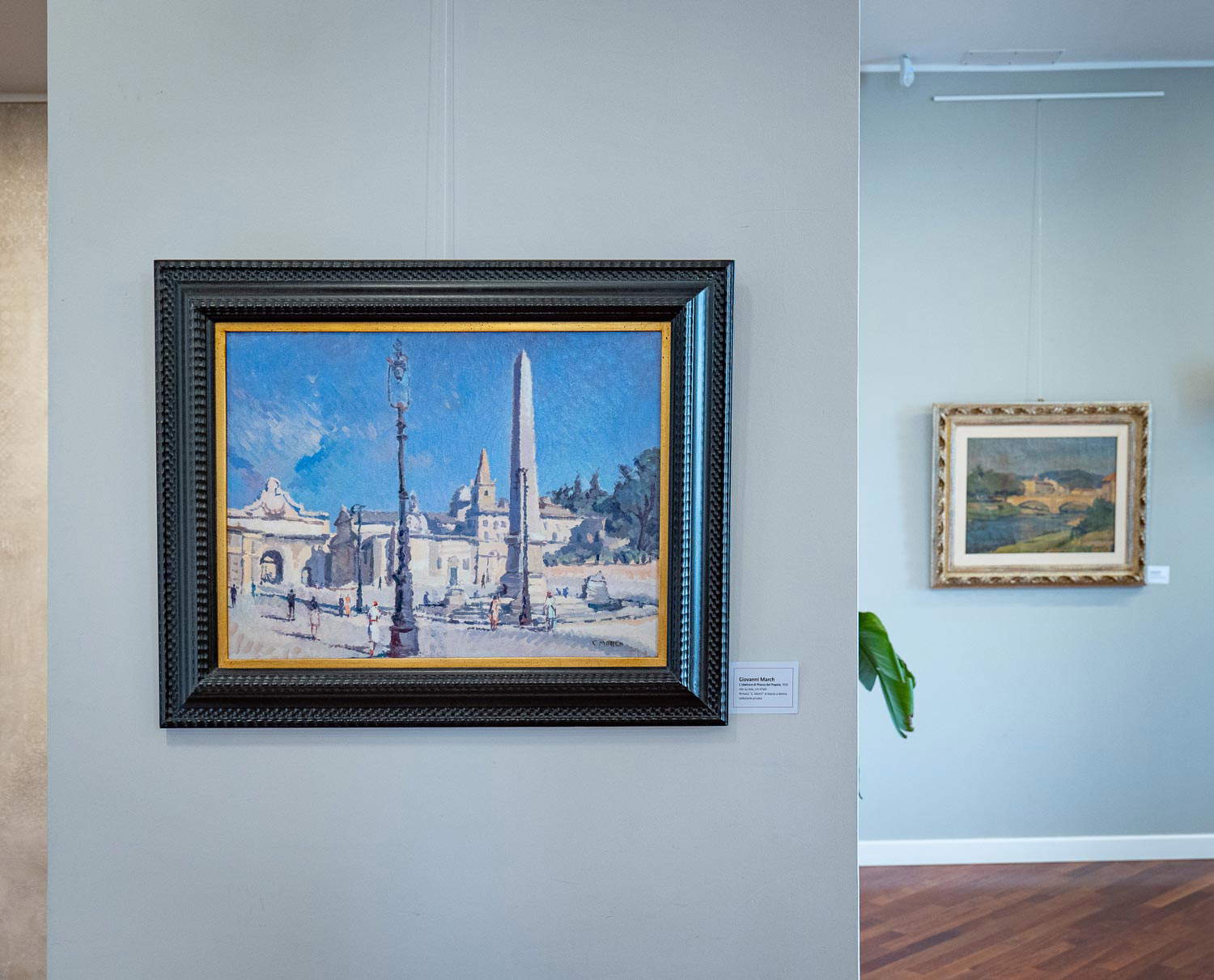 Montaje de la exposición Giovanni March - El pintor de la luz y la atmósfera. Foto: Emiliano Cicero Montaje de la exposición Giovanni March - El pintor de la luz y la atmósfera. Foto: Emiliano Cicero