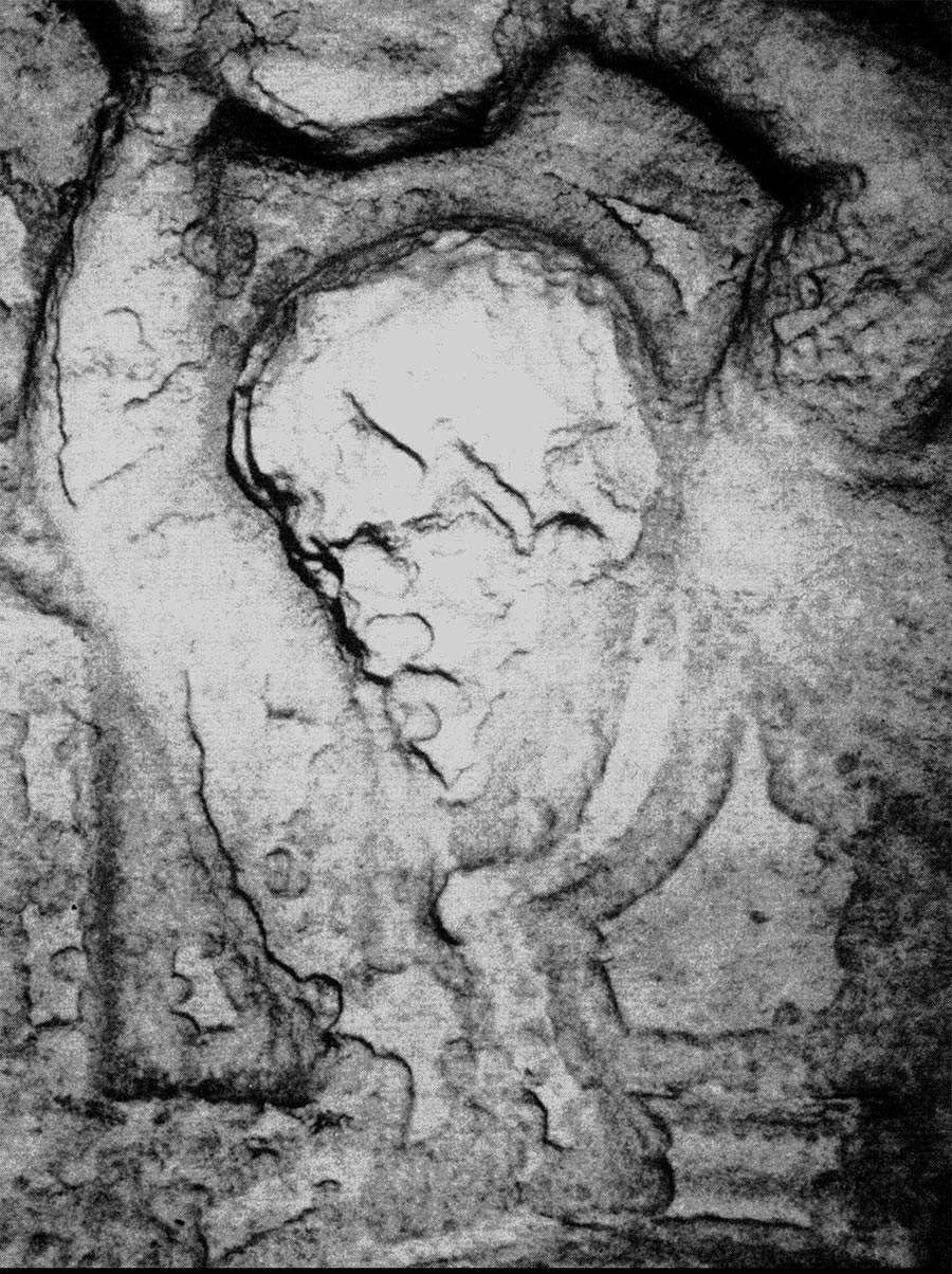 Rome, Trajan's Column, the same figure as of 1995. Evident is the increase in the size of the alveolization. Rome, Trajan's Column, the same figure as of 1995. Evident is the increase in the size of the alveolization.