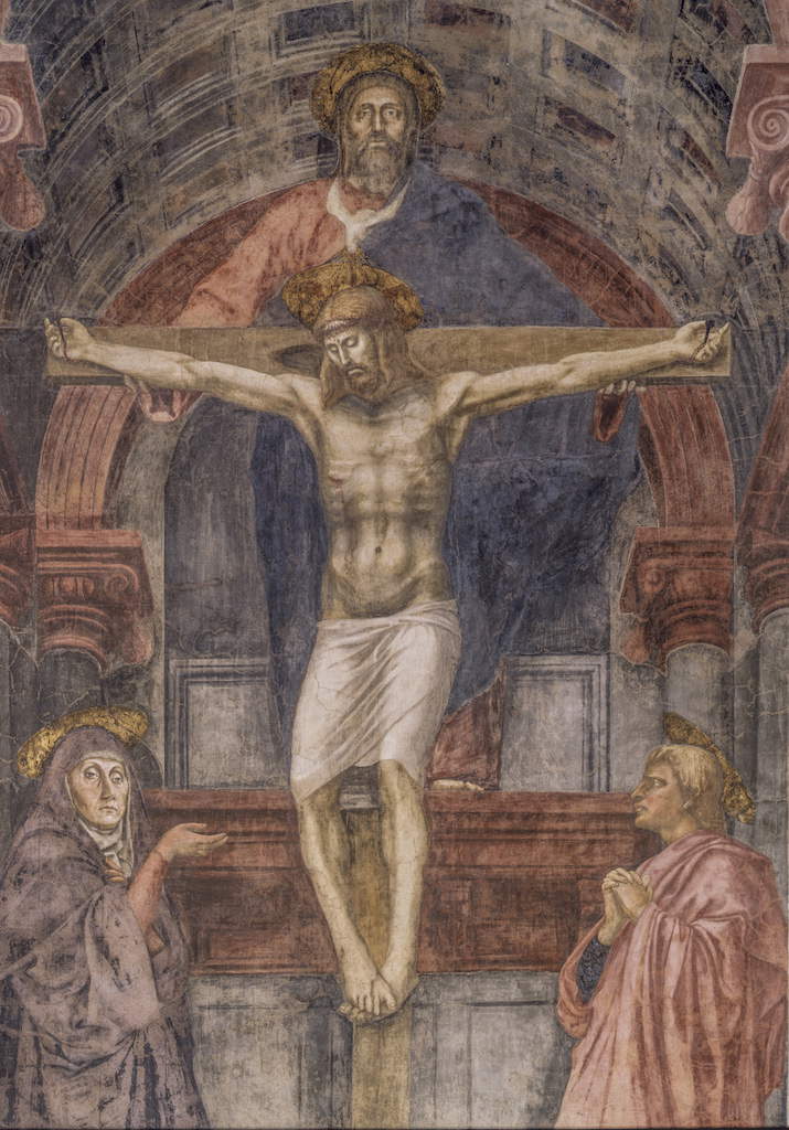 Die Dreifaltigkeit, die Jungfrau, der heilige Johannes Die Dreifaltigkeit, die Jungfrau, der heilige Johannes