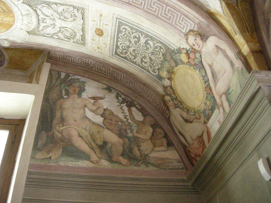 Federico Zuccari, Bacchus (1584-1585; Fresko; Florenz, Palazzo Zuccari). Foto: Francesco Bini Federico Zuccari, Bacchus (1584-1585; Fresko; Florenz, Palazzo Zuccari). Foto: Francesco Bini