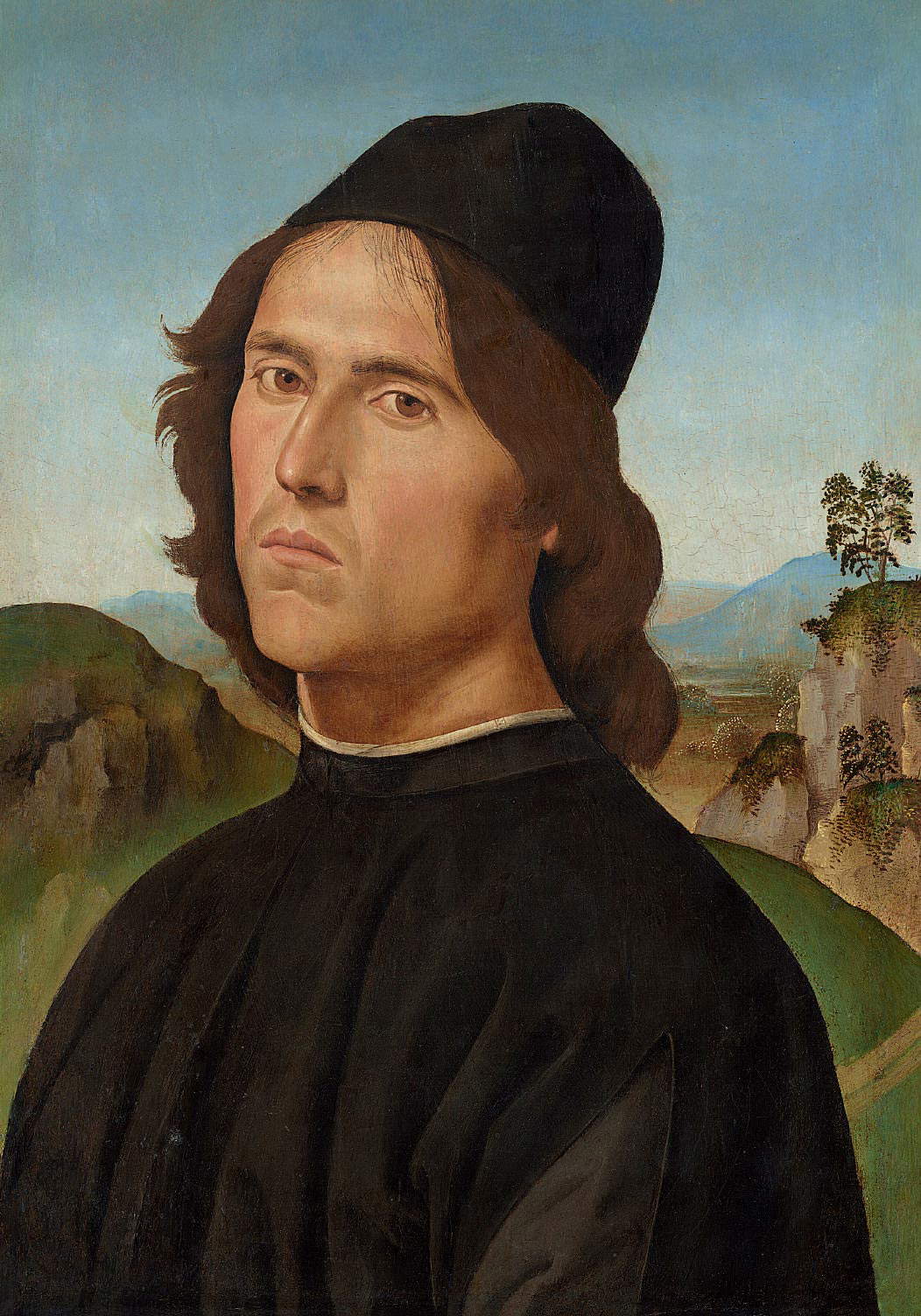 8. Lorenzo di Credi (attribuito in mostra al Perugino), Autoritratto (Washington, National Gallery of Art) 8. Lorenzo di Credi (attribuito in mostra al Perugino), Autoritratto (Washington, National Gallery of Art)
