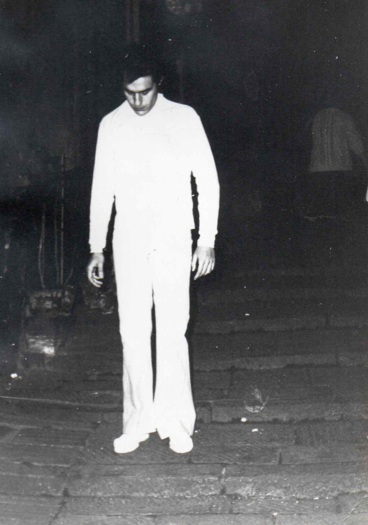 Angelo Pretolani, Apparition, Gênes, 14 février 1976, représentation Angelo Pretolani, Apparition, Gênes, 14 février 1976, représentation