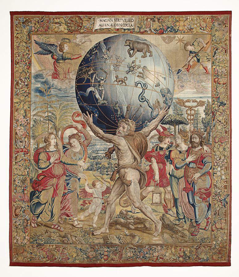 Georg Wezeler, Hercules holds up the celestial sphere (c. 1530) Georg Wezeler, Hercules holds up the celestial sphere (c. 1530)