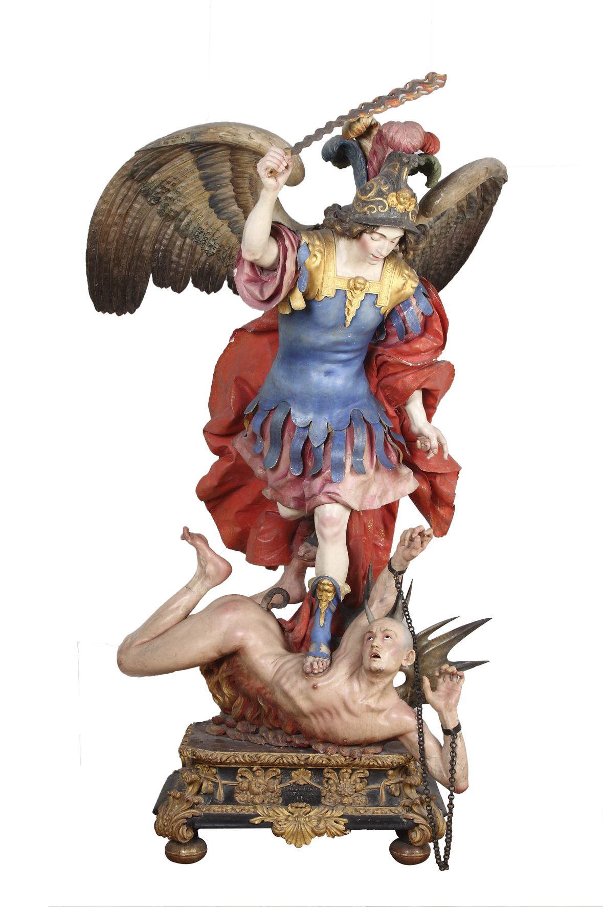 Luisa Roldán, Saint Michael the Archangel Defeats the Devil (1692) Luisa Roldán, Saint Michael the Archangel Defeats the Devil (1692)